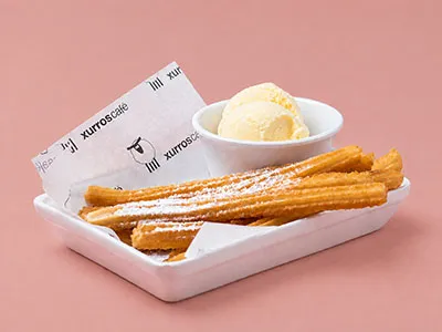 Churros + helado