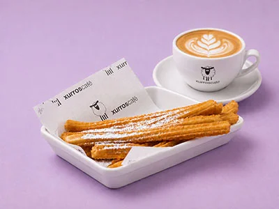 Churros + café